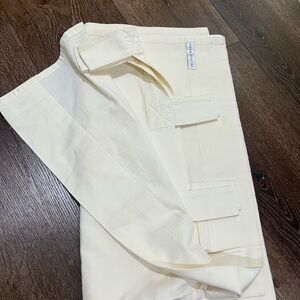 Pottery Barn Cream Fabric curtains drapes 2 panels 
96” X 44”